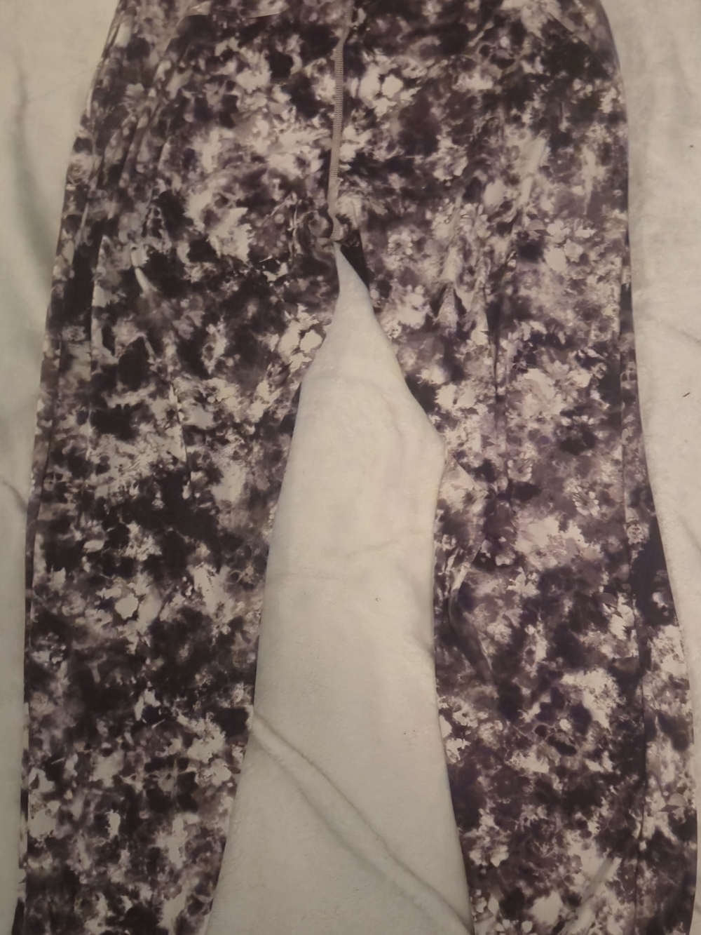 Athleta Purple and Gray Tie-Dye  Joggers in Size X Small